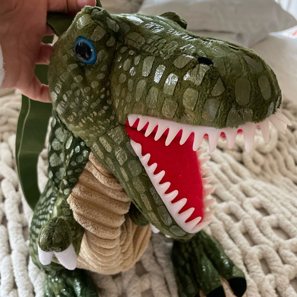 T-REX KIDS PLUSH BACKPACK